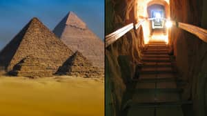 大金字塔中间有一个巨大的洞