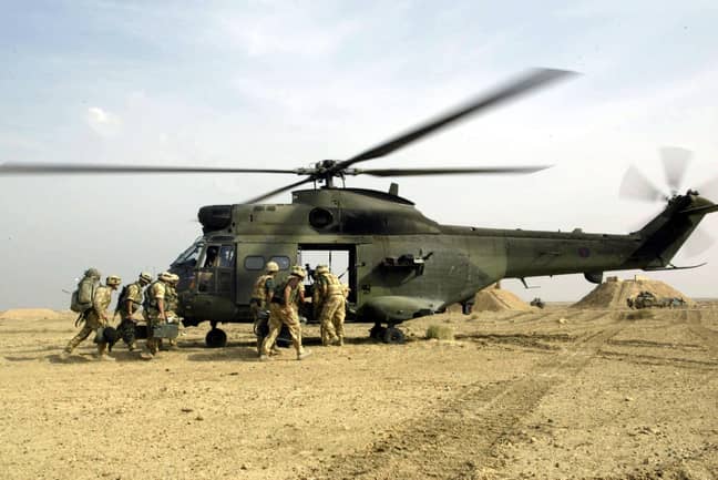 英军于2011年5月22日离开伊拉克。信贷：PA